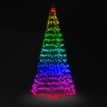Twinkly - Árvore de Natal Exterior LED RGB LIGHT TREE 750xLED 4m IP44 Wi-Fi