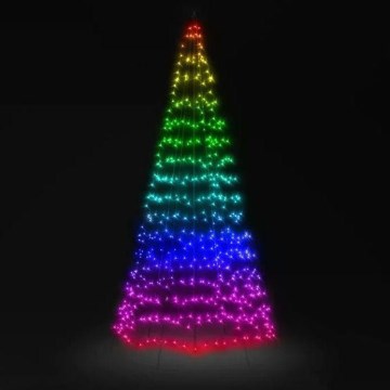 Twinkly - Árvore de Natal LED RGBW Regulável para Exterior LIGHT TREE 450xLED 3m IP44 Wi-Fi