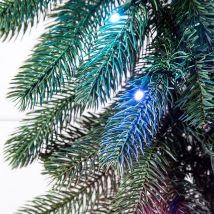 Twinkly - Guirlanda de Natal LED RGBW dimerizável, 50 LEDs, 2,7 m, Wi-Fi