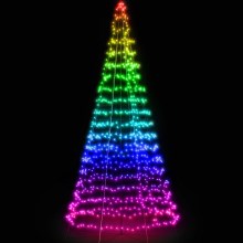 Twinkly - LED RGB Regulação exterior Árvore de Natal LIGHT TREE 300xLED 2m IP44 Wi-Fi