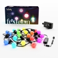 Twinkly - LED RGB Regulação exterior corrente decorativa FESTOON 20xLED 14m IP44 Wi-Fi
