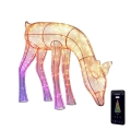 Twinkly - Renas de Natal LED RGBW reguláveis para exterior 160xLED IP44 Wi-Fi