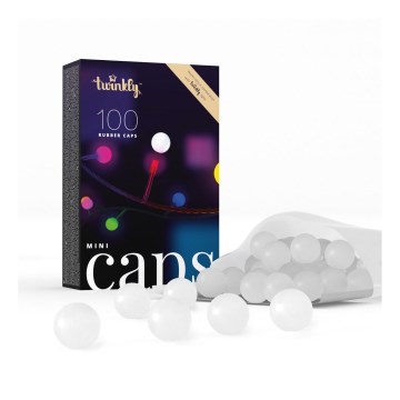 Twinkly - Tampas de silicone decorativas MINI CAPS 100 pçs