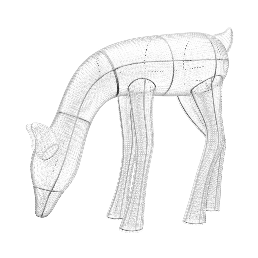 Twinkly - Renas de Natal LED RGBW reguláveis para exterior 160xLED IP44 Wi-Fi