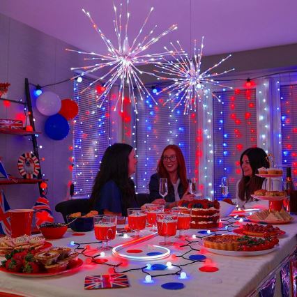 Twinkly - LED RGB Regulação exterior poinsétia SPRITZER 200xLED IP44 Wi-Fi