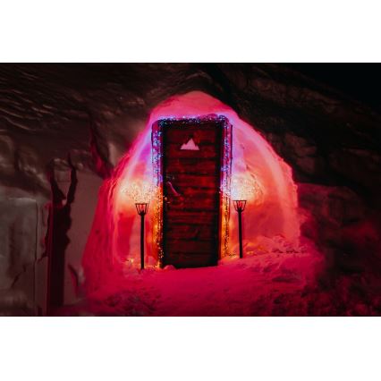 Twinkly - LED RGB Regulação exterior poinsétia SPRITZER 200xLED IP44 Wi-Fi