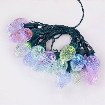 Twinkly - LED RGB Regulação exterior Corrente de Natal FACETED 80xLED 26,5 m IP44 Wi-Fi