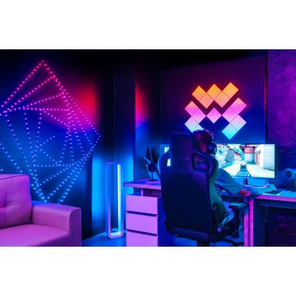 Twinkly - Guirlanda LED RGB dimerizável DOTS 60 LEDs 7 m USB Wi-Fi