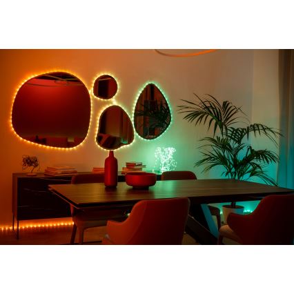 Twinkly - Guirlanda LED RGB dimerizável DOTS 60 LEDs 7 m USB Wi-Fi