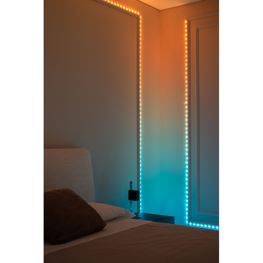 Twinkly - Guirlanda LED RGB dimerizável DOTS 60 LEDs 7 m USB Wi-Fi