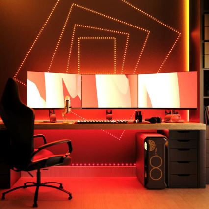 Twinkly - LED RGB Exterior regulação tira DOTS 200xLED 10 m IP44 WiFi