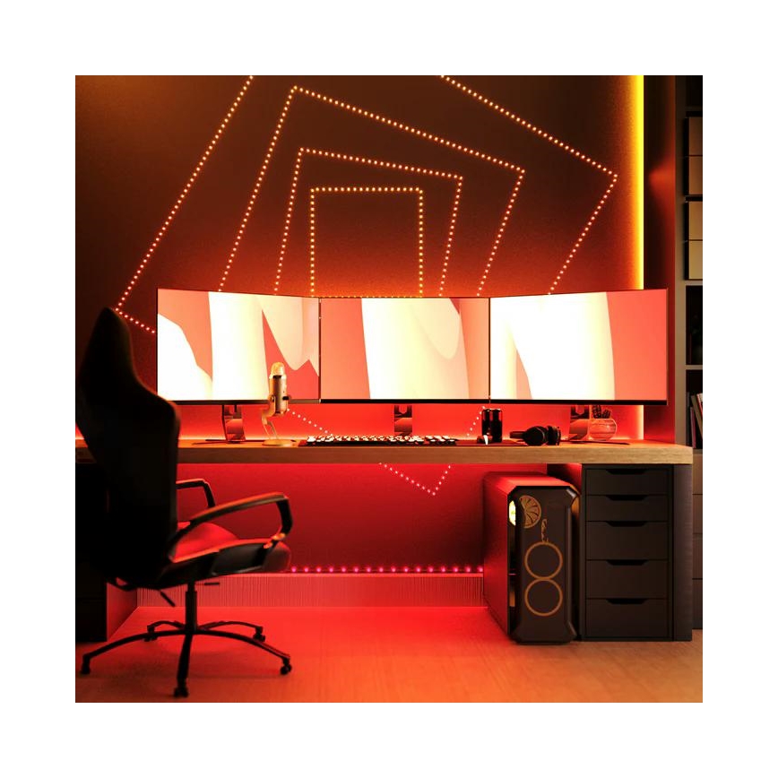 Twinkly - LED RGB Exterior regulação tira DOTS 200xLED 10 m IP44 WiFi