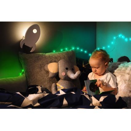 Twinkly - LED RGB Exterior regulação tira DOTS 200xLED 10 m IP44 WiFi