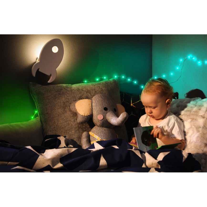 Twinkly - LED RGB Exterior regulação tira DOTS 200xLED 10 m IP44 WiFi