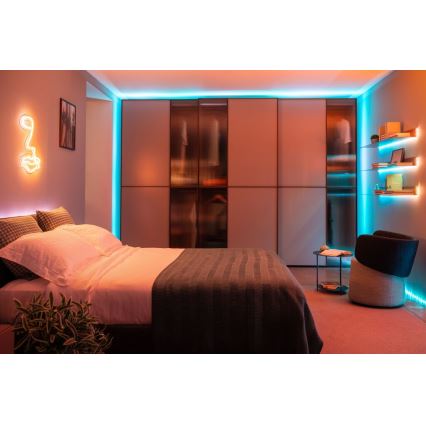 Twinkly - LED RGB Exterior regulação tira DOTS 200xLED 10 m IP44 Wi-Fi