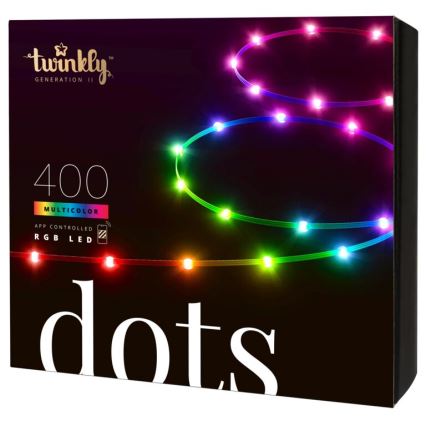 Twinkly - LED RGB Exterior regulação tira DOTS 400xLED 20 m IP44 Wi-Fi