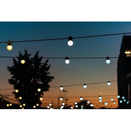 Twinkly - LED Regulação exterior corrente decorativa FESTOON 20xLED 14m IP44 Wi-Fi