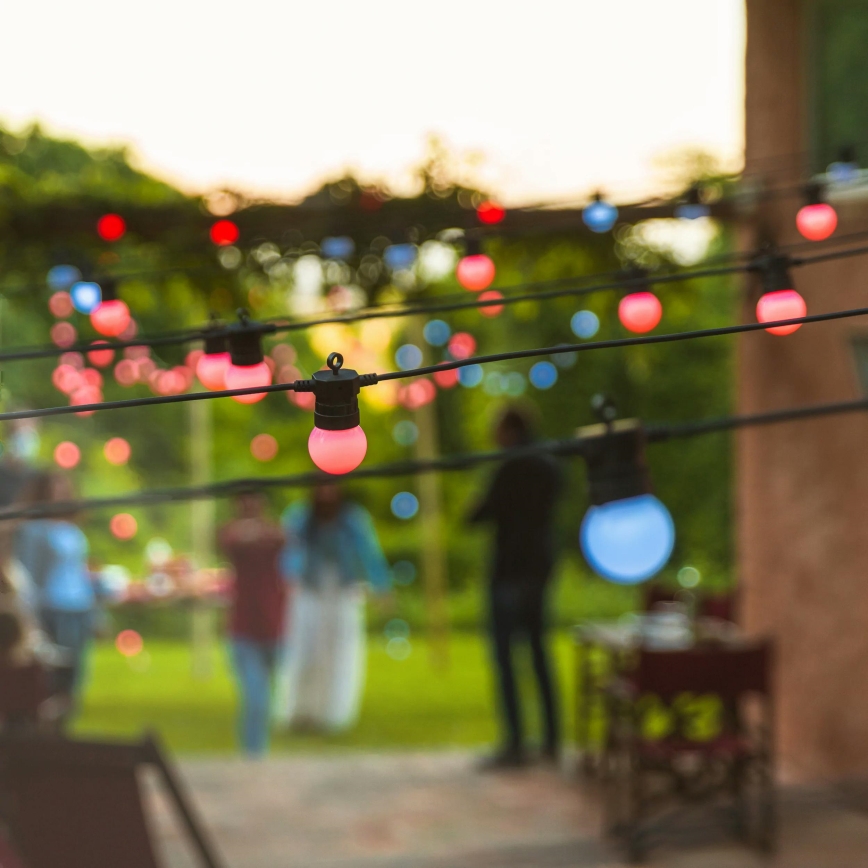 Twinkly - LED RGB Regulação exterior corrente decorativa FESTOON 20xLED 14m IP44 Wi-Fi