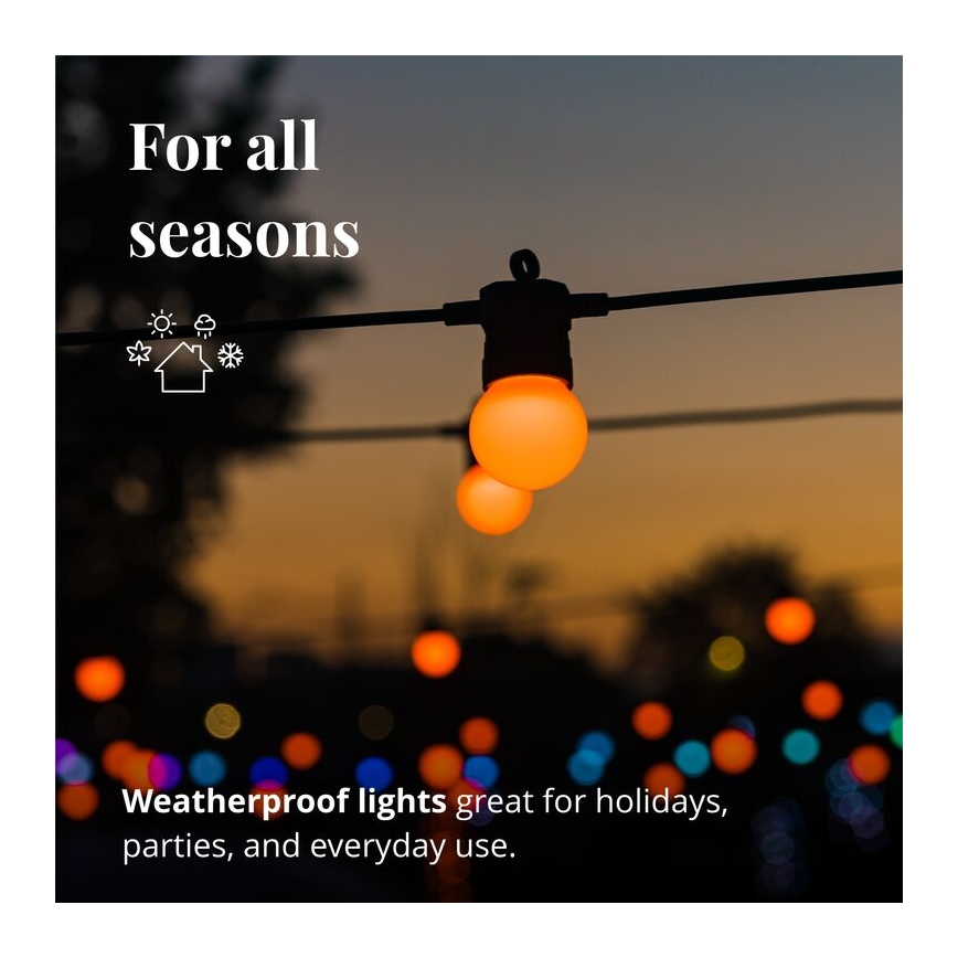 Twinkly - LED RGB Regulação exterior corrente decorativa FESTOON 20xLED 14m IP44 Wi-Fi