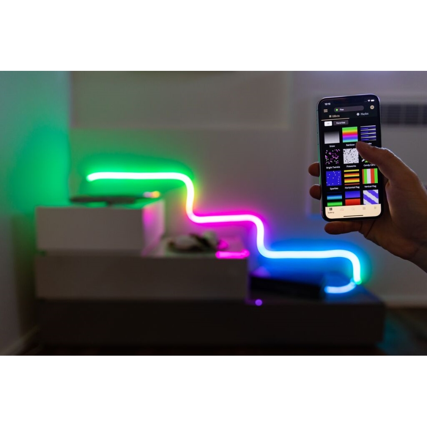 Twinkly - Fita LED RGB regulável FLEX 300 LEDs 3 m Wi-Fi
