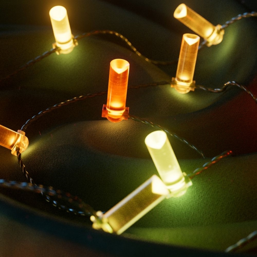 Twinkly - Luzes de Natal LED RGB reguláveis CANDIES 200 LEDs 14 m USB Wi-Fi