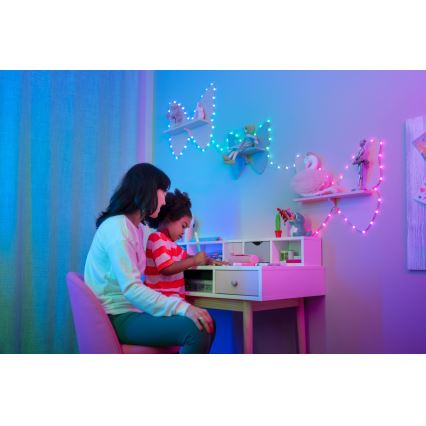Twinkly - Cordão de luzes LED RGB dimerizável CANDIES 100xLED 8 m USB Wi-Fi
