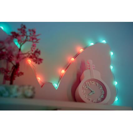 Twinkly - Cordão de luzes LED RGB regulável CANDIES, 200 LEDs, 14 m, USB, Wi-Fi