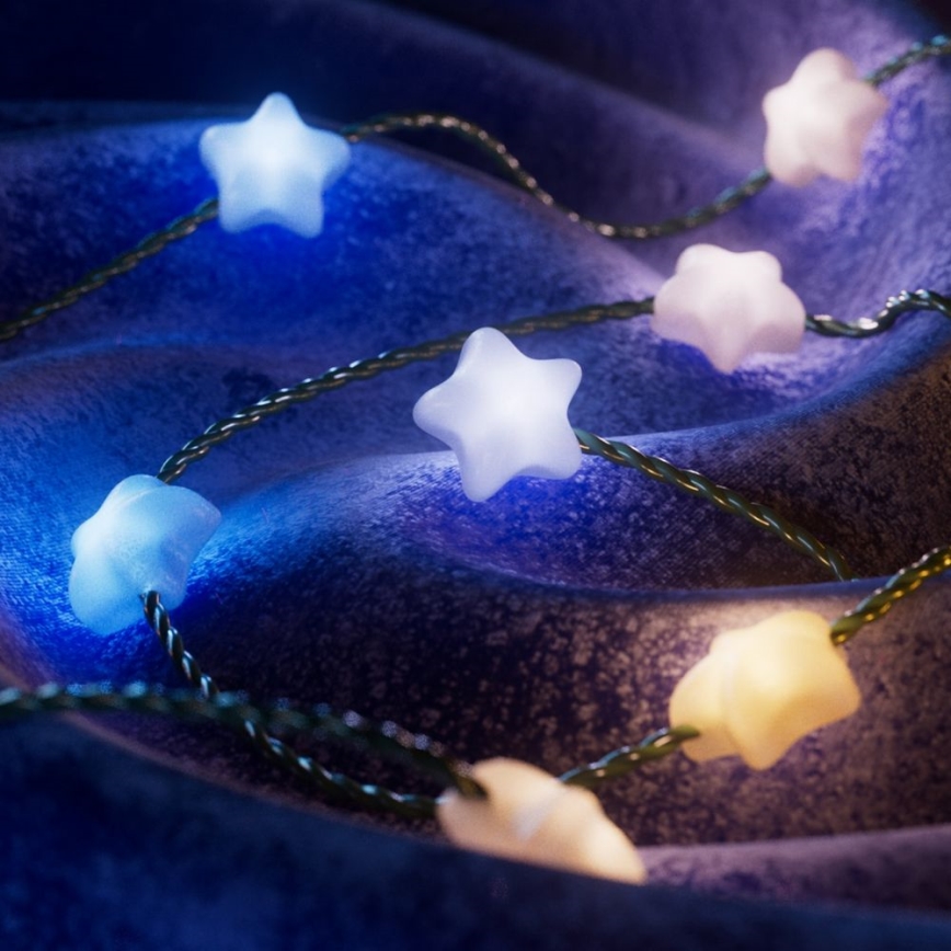 Twinkly - Cordão de luzes LED RGB regulável CANDIES 200 LEDs 14 m USB Wi-Fi