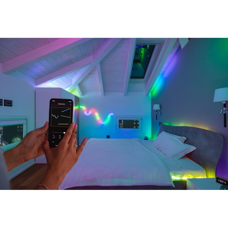 Twinkly - LED RGB Extensão regulação tira LINE 100xLED 1,5 m Wi-Fi