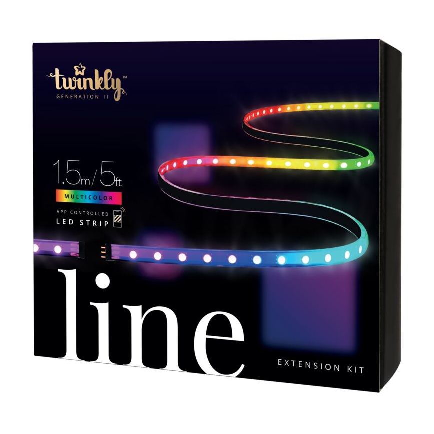 Twinkly - LED RGB Extensão regulação tira LINE 100xLED 1,5 m Wi-Fi
