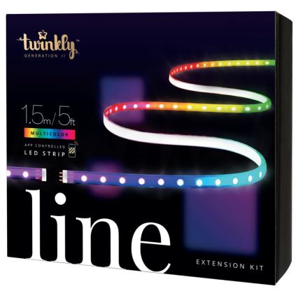 Twinkly - LED RGB Extensão regulação tira LINE 100xLED 1,5 m Wi-Fi