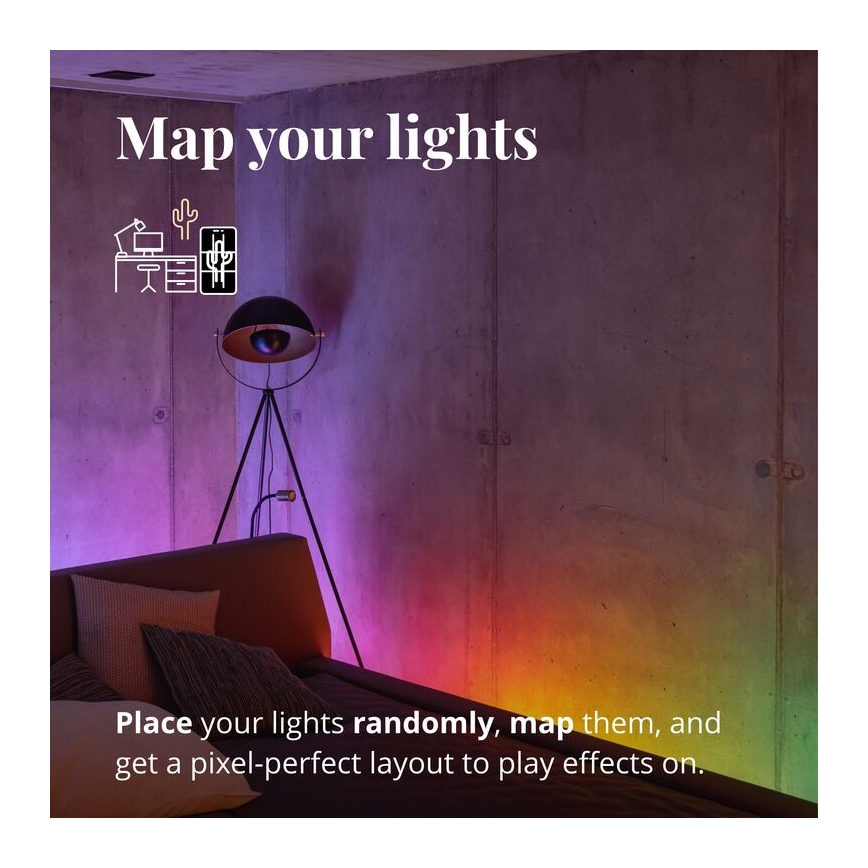 Twinkly - LED RGB Tira com regulação LINE 100xLED 1,5 m Wi-Fi