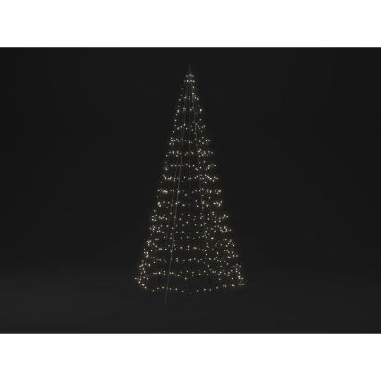 Twinkly - Árvore de Natal LED RGBW Regulável para Exterior LIGHT TREE 450xLED 3m IP44 Wi-Fi