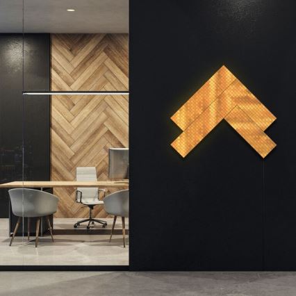 Twinkly - LED RGB Painel com regulação SQUARES 64xLED 16x16 cm Wi-Fi