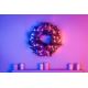 Twinkly - LED RGB Regulação Coroa de natal PRE-LIT WREATH 50xLED diâmetro 61cm Wi-Fi