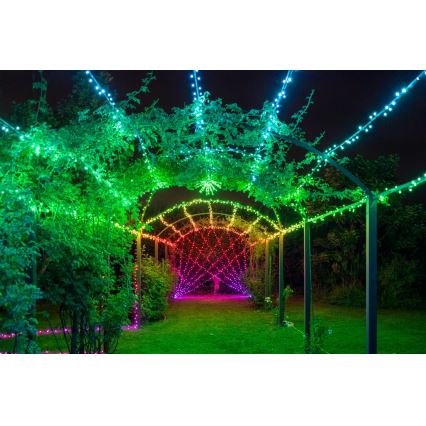 Twinkly - Cordão de luzes exterior LED RGBW regulável STRINGS 250xLED 23,5m IP44 Wi-Fi