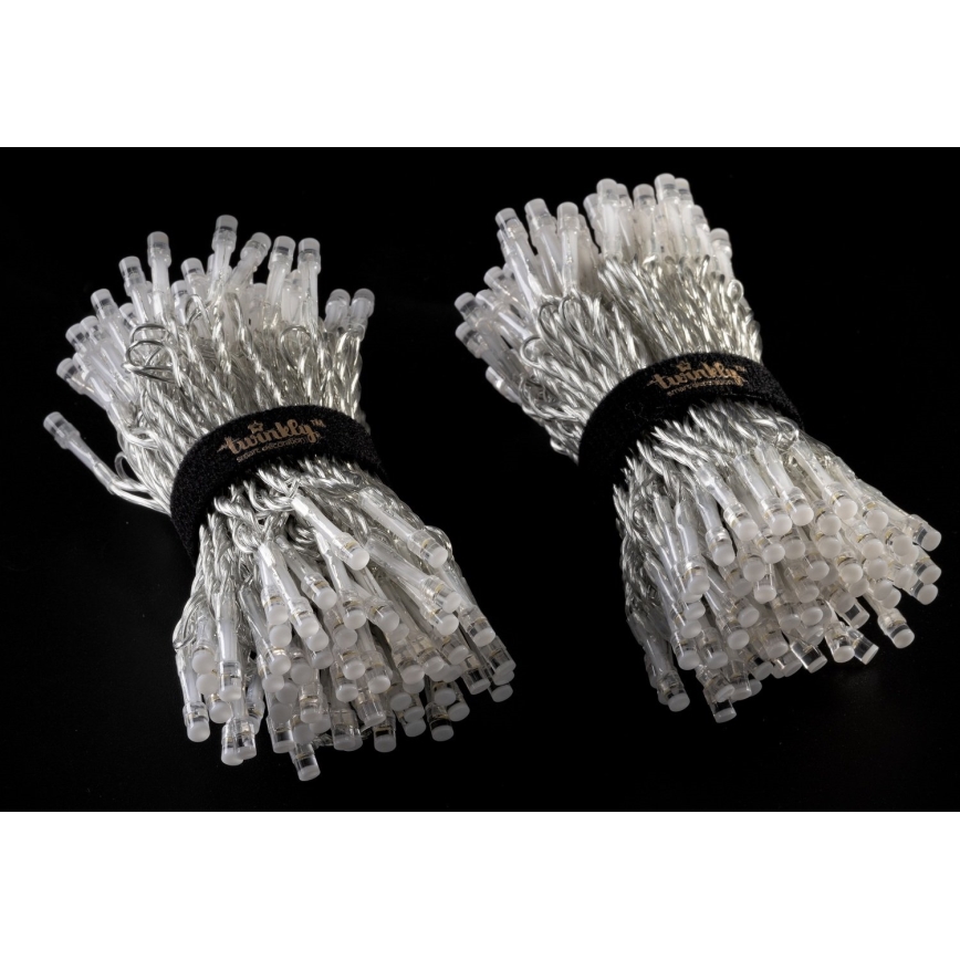 Twinkly - Guirlanda exterior LED RGBW regulável STRINGS 250xLED 23,5m IP44 Wi-Fi