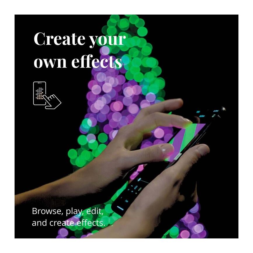 Twinkly - LED RGB Regulação exterior Corrente de Natal STRINGS 250xLED 23,5m IP44 Wi-Fi