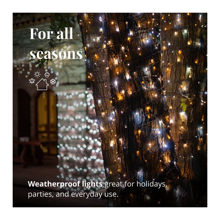 Twinkly - LED Regulação exterior Corrente de Natal STRINGS 400xLED 35,5m IP44 Wi-Fi