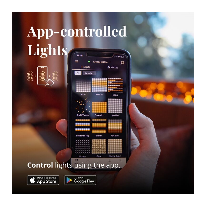 Twinkly - LED Regulação exterior Corrente de Natal STRINGS 400xLED 35,5m IP44 Wi-Fi