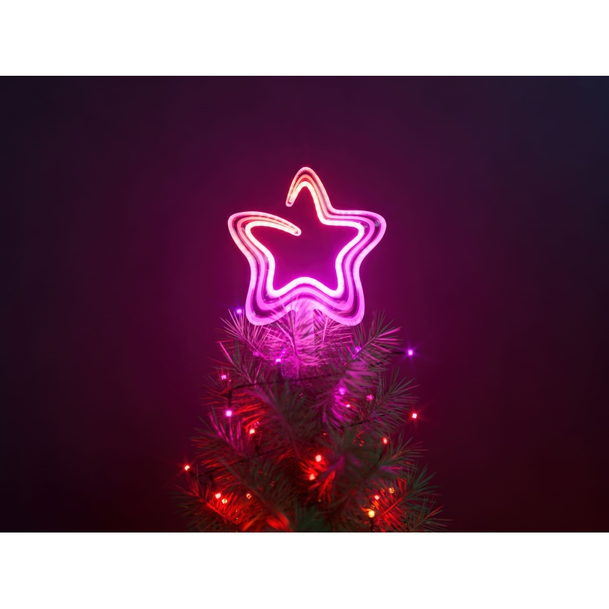 Twinkly - Estrela de Natal LED RGB regulável 76xLED USB Wi-Fi