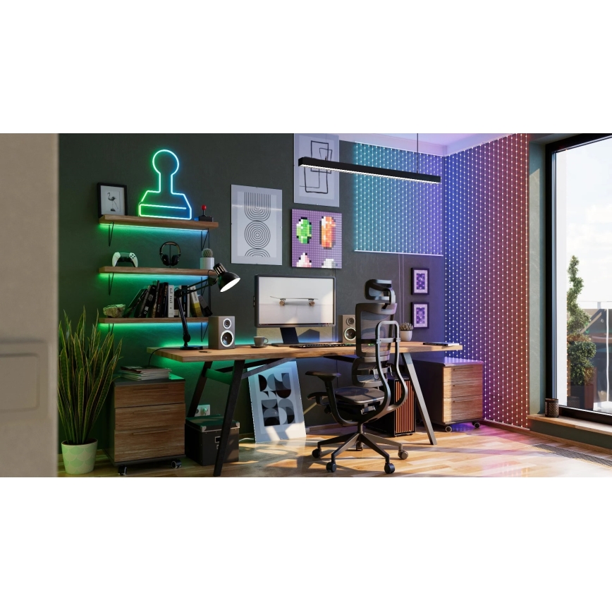 Twinkly - Cortina de Natal LED RGB regulável MATRIX 500xLED 0,5x2,4 m Wi-Fi