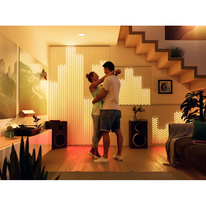 Twinkly - Cortina de Natal LED RGB regulável MATRIX 500xLED 0,5x2,4 m Wi-Fi