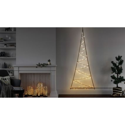 Twinkly - Árvore de Natal LED RGBW Regulável para Exterior LIGHT TREE 70xLED IP44 Wi-Fi