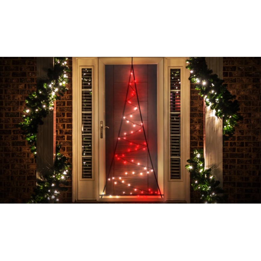 Twinkly - Árvore de Natal LED RGBW Regulável para Exterior LIGHT TREE 70xLED IP44 Wi-Fi
