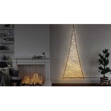 Twinkly - LED RGBW Árvore de Natal exterior com regulação LIGHT TREE 70xLED IP44 Wi-Fi