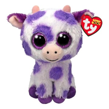 TY - Brinquedo de peluche ETHEL vaca 15 cm