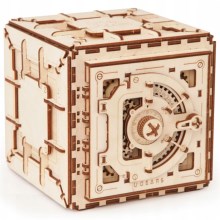 Ugears - 3D puzzle mecânico de madeira Cofre