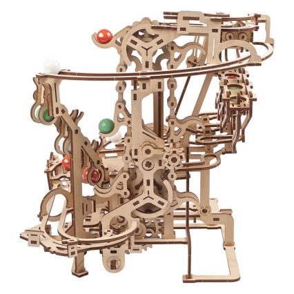 Ugears - 3D puzzle mecânico de madeira Corrente Marble Run