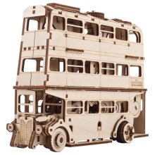 Ugears - 3D puzzle mecânico de madeira Harry Potter autocarro de turismo